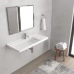 Νιπτήρας αναρτώμενος QUATTRO 8100 KARAG 100x45x19cm