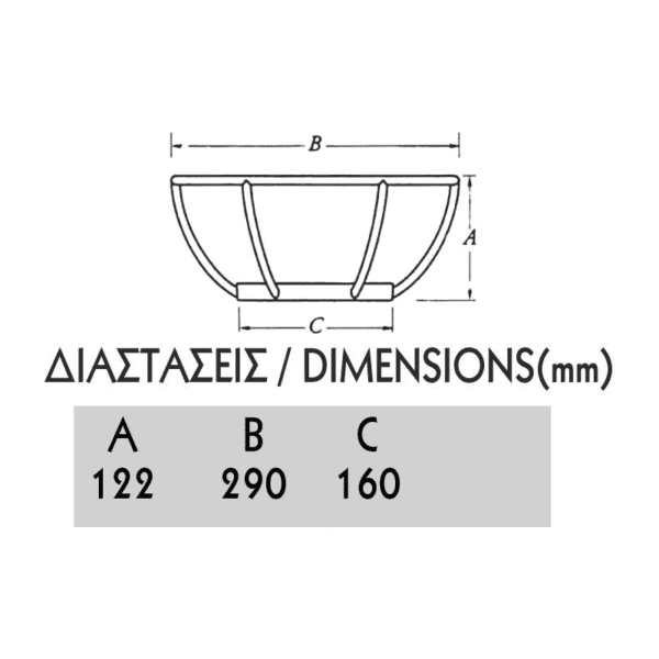 ΒΑΣΗ ΚΑΛΑΘΙ ΓΙΑ ΜΠΑΛΑ Φ25 - Image 2