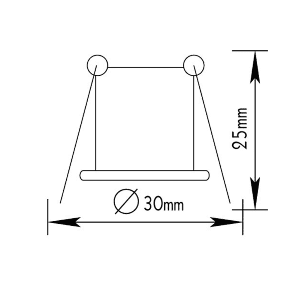 ΣΠΟΤ ΧΩΝ. BS3153 G4 ΧΡΥΣΟ ΜΑΤ ΙΣΙΟ - Image 2