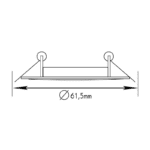 # ΣΠΟΤ ΧΩΝΕΥΤΟ 3161 MR11 ΧΑΛΚΙΝΟ - Image 2