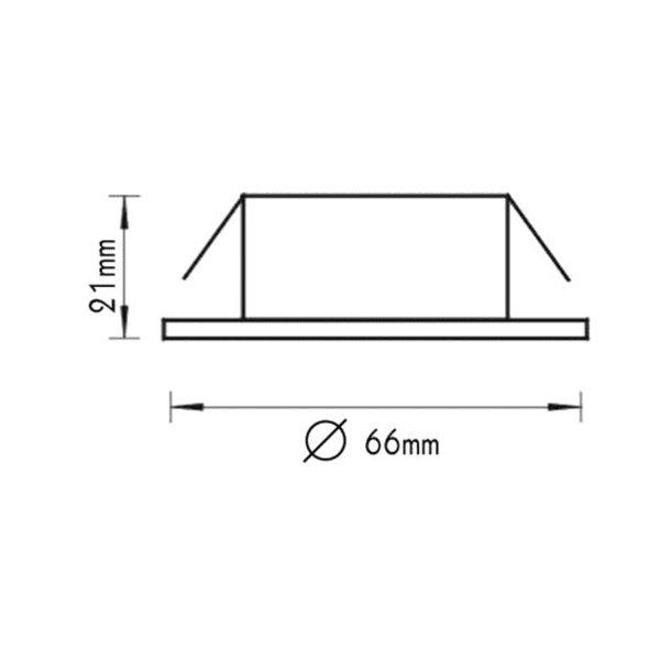 ΣΠΟΤ ΧΩΝ.ΧΡΥΣΟ ΜΑΤ BS812 12V 20W - Image 2