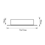 # ΣΠΟΤ ΤΕΤΡ/ΝΟ 820 G4 ΜΕ ΓΥΑΛΙ ΧΡΥΣΟ ΜΑΤ - Image 2