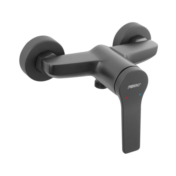 Μπαταρία ντους STRATOS Black BSC7BL FERRO - Image 1