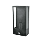 ^ΜΑΥΡΟ ΕΠΙΤΟΙΧΟ ΦΩΤΙΣΤΙΚΟ CELIA 1XE27 IP44 ΜΕ ΔΙΑΦΑΝΟ ΓΥΑΛΙ & ΑΙΣΘΗΤΗΡΑ ΚΙΝΗΣΗΣ-ΜΕΡΑΣ ΝΥΧΤΑΣ