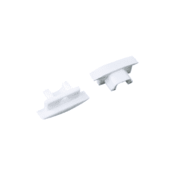 SET OF WHITE PLASTIC END CAPS FOR P108