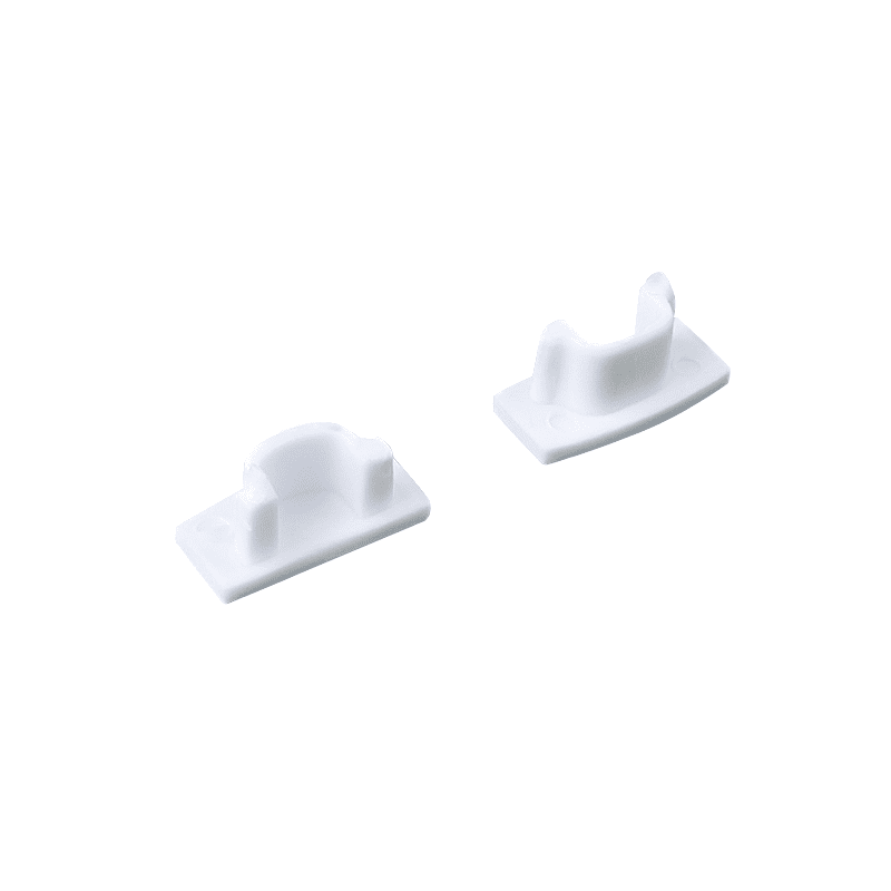 SET OF WHITE PLASTIC END CAPS FOR P109