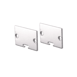 SET OF WHITE PLASTIC END CAPS FOR P117