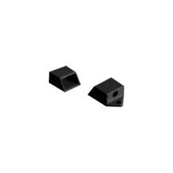 SET OF BLACK PLASTIC END CAPS FOR PROFILE P151B