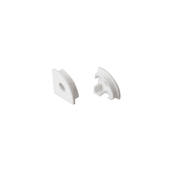 SET OF WHITE PLASTIC END CAPS FOR P161