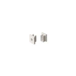 SET OF WHITE PLASTIC END CAPS FOR P162