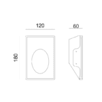 ^ΓΥΨΙΝΟ TRIMLESS Φ/Σ ROSIE ΕΜΜΕΣΟΥ ΦΩΤΙΣΜΟΥ MR11 12V - Image 2