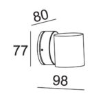 NETTO ΣΠΟΤ LED 3X1W IP44 - Image 2