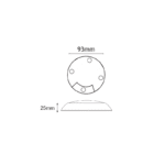 ΠΛΑΚΕΤΑ LED 2.6W ΜΕ ΚΑΛΩΔΙΟ IP66 4000K 12V DC - Image 2