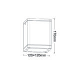 ^E27 PAR30 SQUARE  CEILING LUMINAIRE 230V AC MATT WHITE IP65 MAX.35W - Image 2
