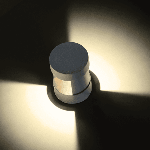 ^LED COB WALL LUMINAIRE 9W 200LM 79° 230V AC 3.000K DARK GREY CRI80 IP54 30.000HRS - Image 2