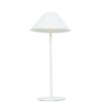 ^LED SMD TABLE BATTERY LUMINAIRE 3W 140LM  3.000K MATT WHITE 270°  CRI80 IP54