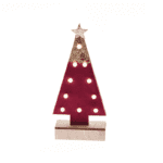 ^ "WOODEN RED TREE GOLD GLITTER STAR"