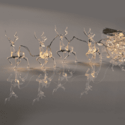 ^ "ACRYLIC PLASTIC REINDEER"