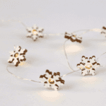 ^ "WOODEN SNOWFLAKE" 10 LED ΛΑΜΠ. ΣΕΙΡΑ ΜΠΑΤ.(2xAA)