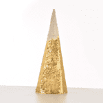 ^ "CHAMPAGNE GOLD & WHITE SEQUIN CONE TREE" 20 WW LED ΛΑΜΠ. ΜΠΑΤ. 3ΧΑΑ