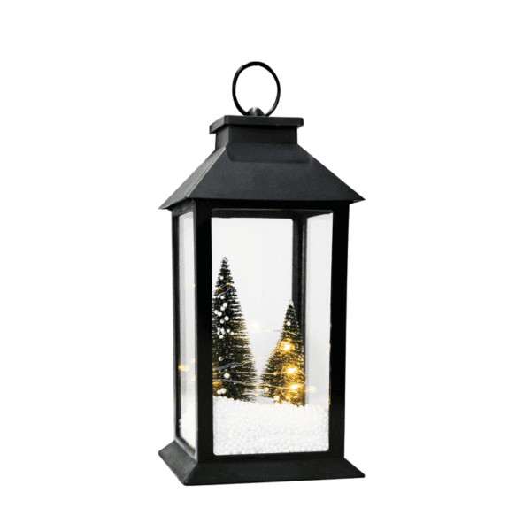 "“PLASTIC LANTERN” ΦΑΝΑΡΑΚΙ-ΔΕΝΤΡΟ 10 LED ΛΑΜΠΑΚΙA ΜΠΑΤΑΡ(3xAAA) ΘΕΡΜΟ ΛΕΥΚΟ IP20 14x14x30cm