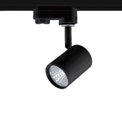 BLACK LED TRACK LIGHT 7W 3000K 4WIRES 24° 700LM 230V Ra80