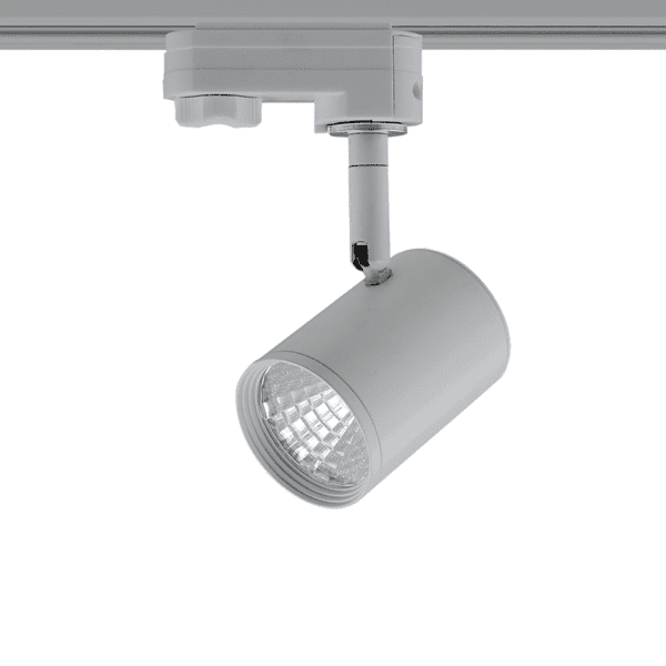 GREY LED TRACK LIGHT 7W 3000K 4WIRES 24° 700LM 230V Ra80