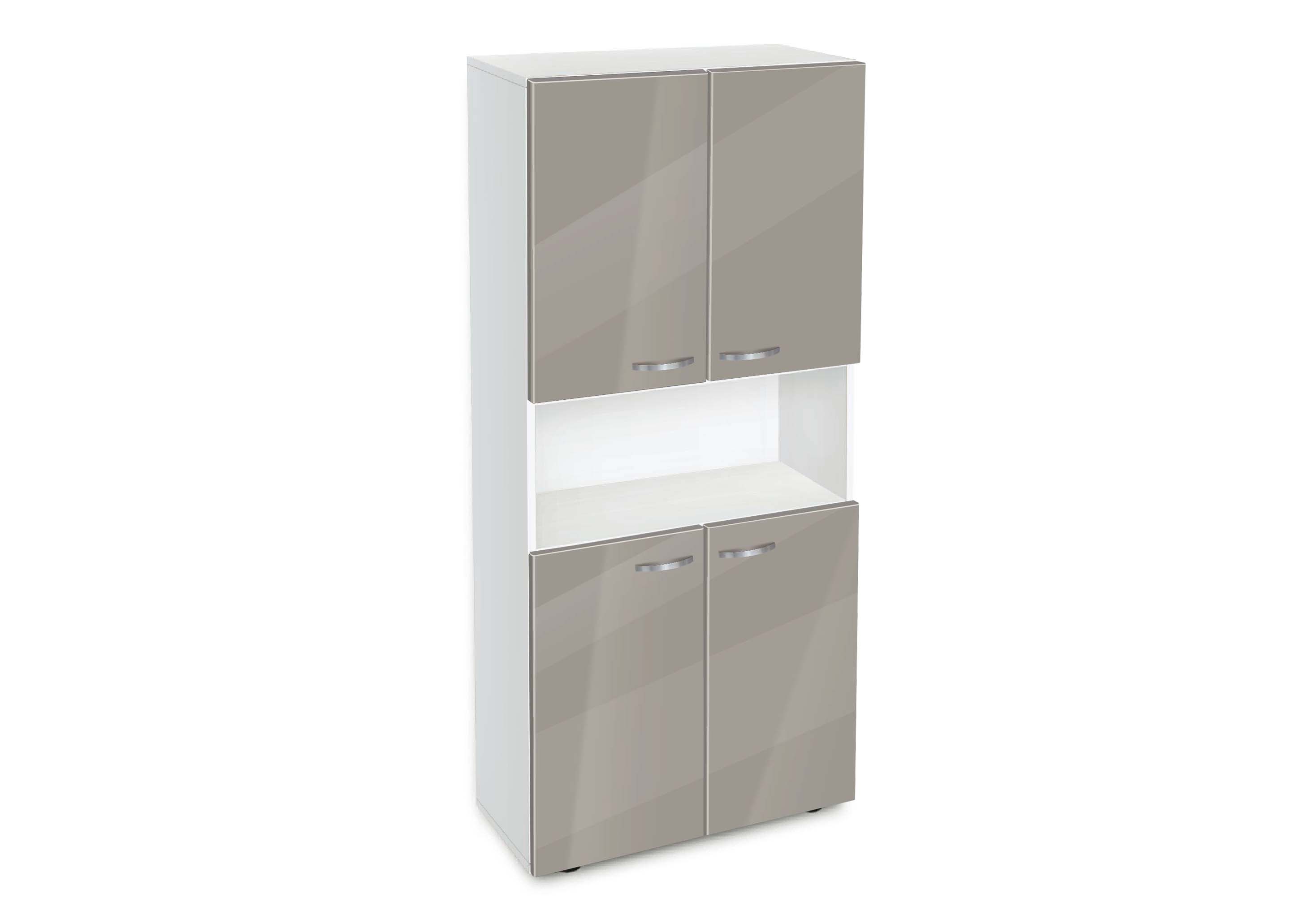 12ETAZERKA-AVA-5-ALL4HOME.COM.GR Βιβλιοθήκη Etazerka Ava 5 Λευκή, 78x33x184,3, Genomax - Image 12