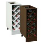 Μπουκαλοθήκη κουζίνας επιδαπέδια, No 280, Genomax