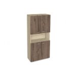 Βιβλιοθήκη Etazerka Ava 5 Σόνομα, 78x33x184,3, Genomax - Image 9