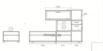 Σύνθετο Σαλονιού 277,5/40/137 εκ., Golda 1, Genomax - Image 2