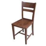 Καρέκλα Tomy χωρίς ύφασμα Καρυδί, 42x47x88 εκ., Genomax