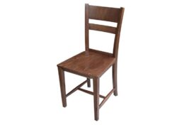 Καρέκλα Tomy χωρίς ύφασμα Καρυδί, 42x47x88 εκ., Genomax