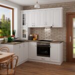 Σύνθεση Κουζίνας 5.40 μ ύψος 2,17 μ βάθος 0,60 μ, MDF Vintage 160/240, Genomax