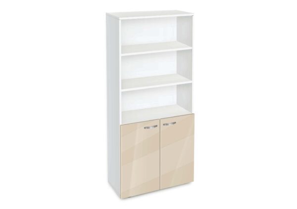 Βιβλιοθήκη Etazerka Ava 5 Λευκή, 78x33x184,3, Genomax - Image 6