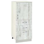 Ντουλάπι Κουζίνας επιδαπέδιο 60εκ., Νο 600K, Genomax