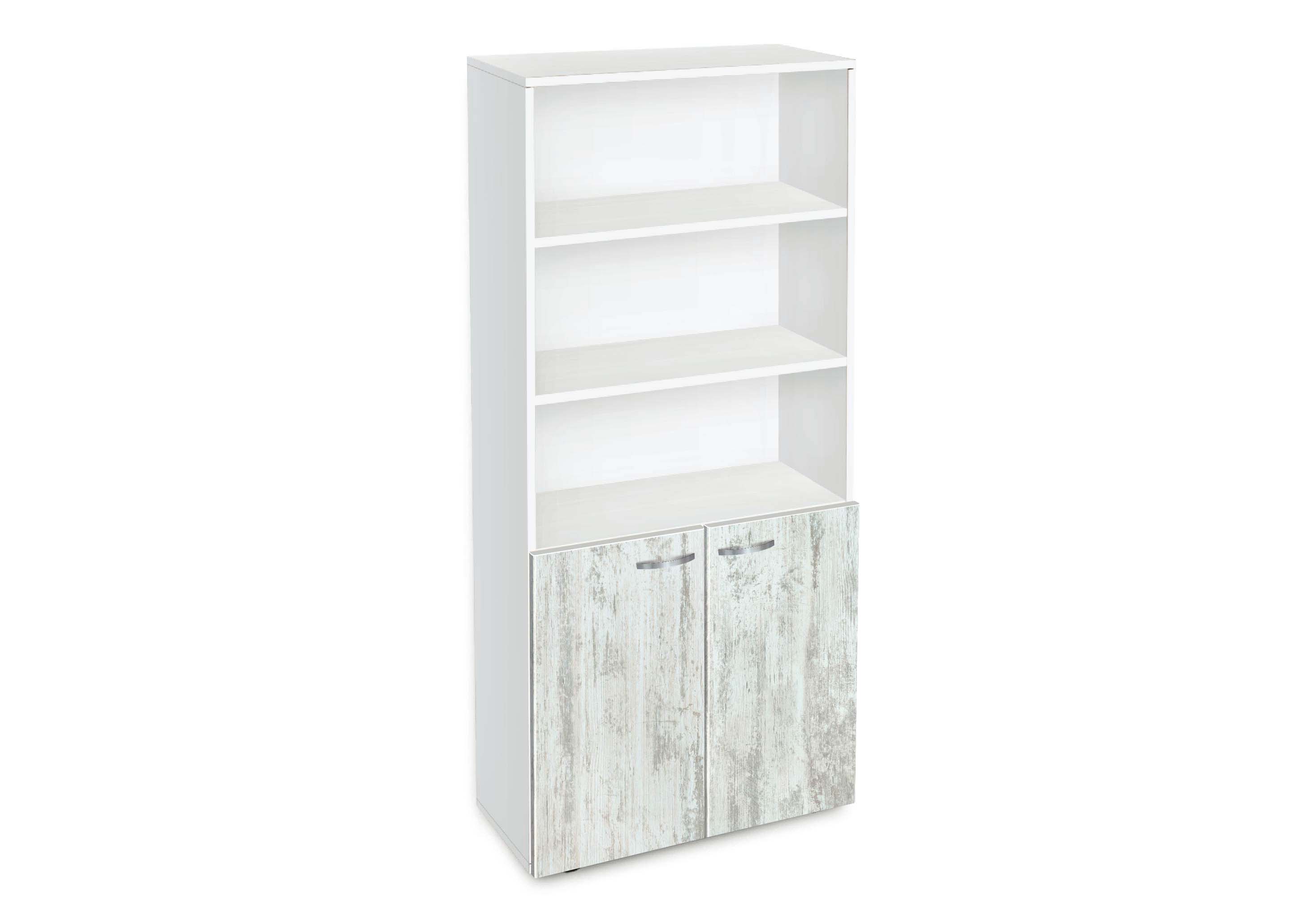 7ETAZERKA-AVA-5-ALL4HOME.COM.GR Βιβλιοθήκη Etazerka Ava 5 Λευκή, 78x33x184,3, Genomax - Image 8