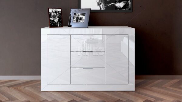 Συρταριέρα με 3 συρτάρια 1213049, 120x45.5x80 εκ., Genomax - Image 1