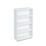 Βιβλιοθήκη 78x33x148,3, Etazerka 4 Λευκό, Genomax