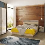 Σετ Κρεβατοκάμαρας 6 τεμαχίων, 160/200 εκ., Scarlett 2, Σόνομα/γκρι, Genomax