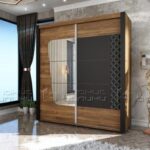 Ντουλάπα Kafe, 200x60x210 εκ, Genomax