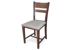 Καρέκλα Tomy με ύφασμα Καρυδί, 42x47x88 εκ., Genomax