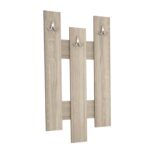 Κρεμάστρα Εισόδου μελαμίνης Hanger 3 Σόνομα, 60/9/100, Genomax