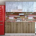 Σύνθεση Κουζίνας μήκος 4.20μ ύψος 2,17μ βάθος 0,60μ, Luxury 230, Genomax