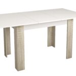 Τραπέζι κουζίνας 120+35/75/80, Radina, Genomax