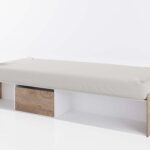 Κρεβάτι με αποθηκευτικό χώρο, 120/190, Δώρο Μηχανισμός Ανύψωσης, Modul 954, Genomax