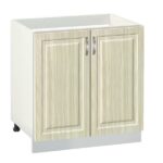 Ντουλάπι κουζίνας επιδαπέδιο για νεροχύτη 80εκ., MDF, No 800, Genomax