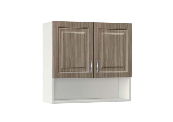 Ντουλάπι Κουζίνας κρεμαστό με ράφι 80εκ, No 80 P MDF, 80x20x72 εκ., Genomax - Image 2