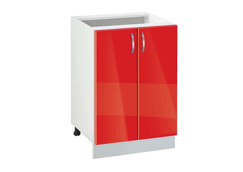 ntoulapi_kouzinas_epidapedio_502_kokkino_gialistero_all4home.com.gr Ντουλάπι Κουζίνας επιδαπέδιο 50εκ., No 502, Genomax - Image 2