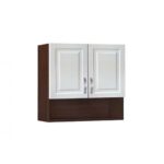 Ντουλάπι Κουζίνας κρεμαστό με ράφι 80εκ. Snow, No 80 P MDF, 80x30x72 εκ., Genomax